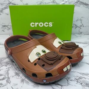 NEW Crocs Classic Clog Disney Pixar Cars Mater Men's Sizes 209371-0DA